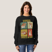 Corgis Check All My Boxes Corgi Sweatshirt (Vorne ganz)