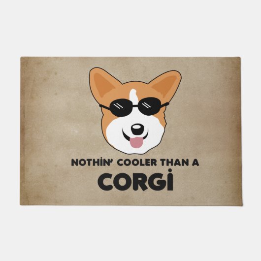 Corgis Funny Nichts Cooler als ein Corgi Fußmatte (Vorderseite)