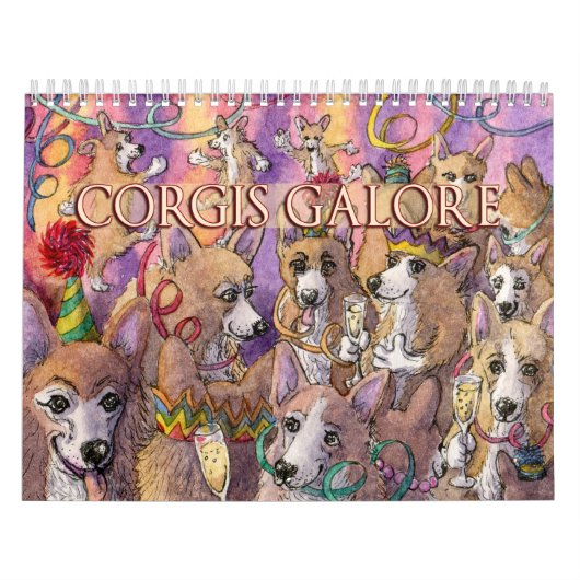 Corgis Galore - Hunde mit Spaß - Kalender (Titelbild)