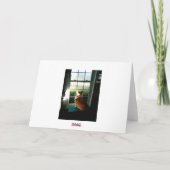 Corgis gekleidet herauf als Braut und Bräutigam Karte (Rückseite)