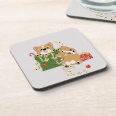 Corgis Getränkeuntersetzer (Linke Seite)