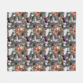 Corgis Halloween-Kostüm witzig Fleecedecke (Vorderseite (Horizontal))
