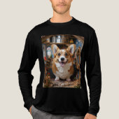 Corgis house Tri-Blend shirt (Vorderseite)