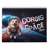 Corgis im Weltraum Kalender (Titelbild)