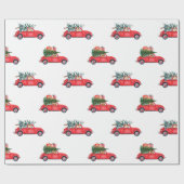 Corgis kommt Zuhause für Weihnachten - Muster 1 Geschenkpapier (Flach)