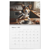 Corgis mit Kaffee! Kalender (Feb 2027)