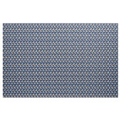 Corgis on Navy - niedliches Hundemuster Stoff (Yard (91,4 cm))