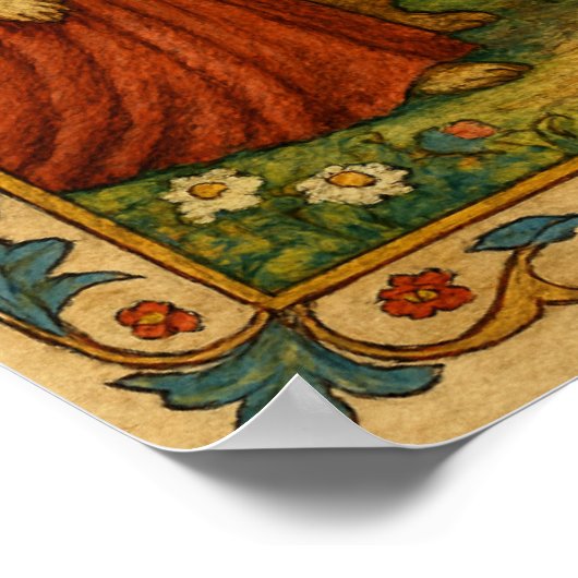 Corgi's Out on a Stroll Poster (Ecke)