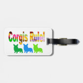 Corgis-Regel Gepäckanhänger (Rückseite horizontal)