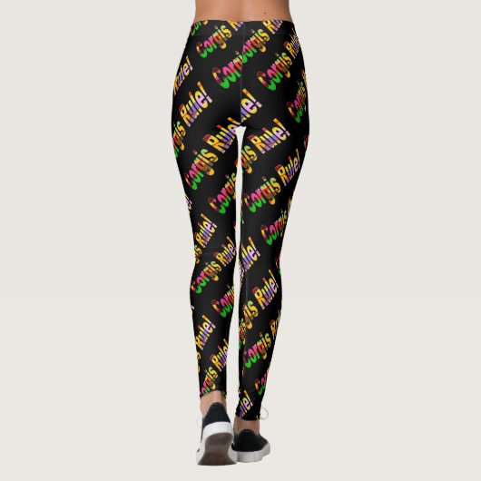 Corgis-Regel Leggings (Rückseite)