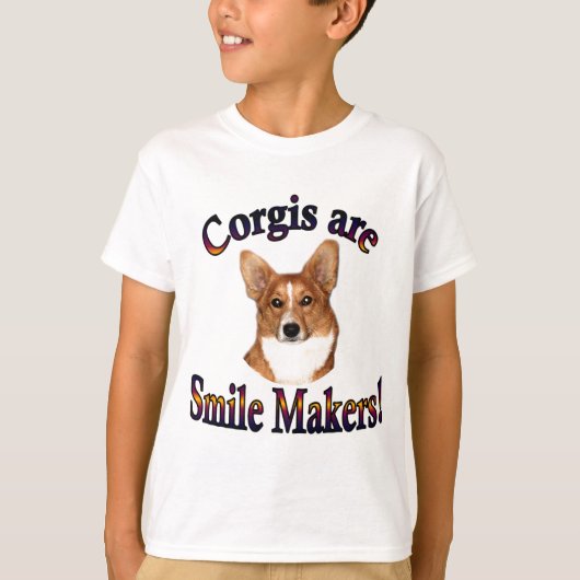 Corgis sind Lächeln Hersteller - Pippinapfel T-Shirt (Vorderseite)