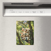 Corgis und Vogel Magnet (In Situ (Geschirrspüler))