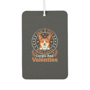 Corgis Valentins-Design für Mädchen, die Corgis li Autolufterfrischer