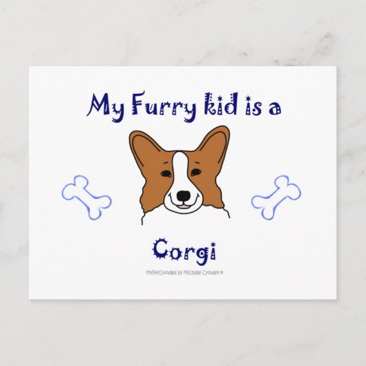 Corgitan Postkarte (Vorderseite)