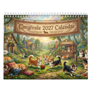 Corgivale-Kalender 2027 Kalender