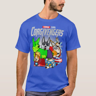 Corgivengers Funny Dog Corgi Geschenk T-Shirt