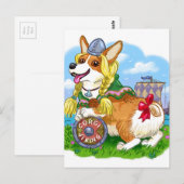 CorgiViking Postkarte (Vorne/Hinten)