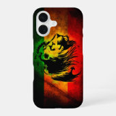 Cori rasta reggae Graffiti-Flagge Löwe iPhone 16 Hülle (Rückseite)