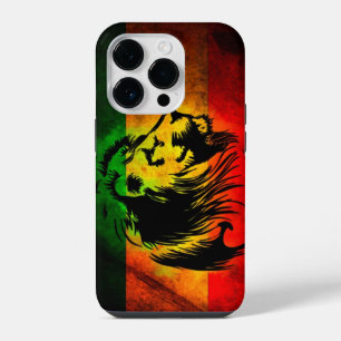 Cori rasta reggae Graffiti-Flagge Löwe iPhone 14 Pro Hülle