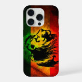 Cori rasta reggae Graffiti-Flagge Löwe iPhone Hülle (Rückseite)