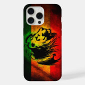 Cori rasta reggae Graffiti-Flagge Löwe iPhone Hülle (Rückseite)