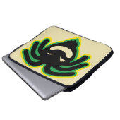 Cori Reith Rasta Reggae-Friedensgesicht Laptopschutzhülle (Vorne Knopf)