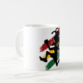 Cori Reith Rasta Reggae Kaffeetasse (Vorderseite Links)
