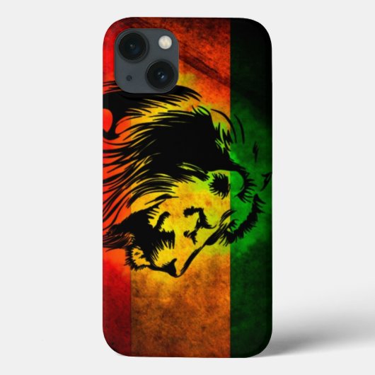 Cori Reith Rasta reggae lion Case-Mate iPhone Hülle (Rückseite)