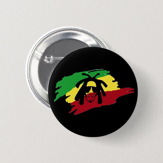 Cori Reith Rasta reggae rasta Button (Vorne & Hinten)
