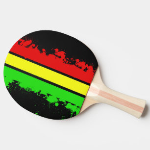 Cori Reith Rasta Reggae rasta Flaggen-Graffiti Tischtennis Schläger