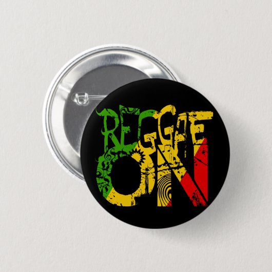 Cori Reith Rasta Reggae rasta Mann-Musik-Graffiti Button (Vorne & Hinten)