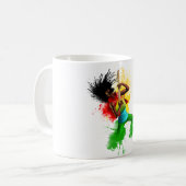Cori Reith Rasta Reggae rasta Mann-Musik-Graffiti Kaffeetasse (Vorderseite Links)
