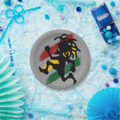 Cori Reith Rasta Reggae rasta Pappteller (Party)