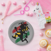 Cori Reith Rasta Reggae rasta Pappteller (Party)