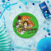 Cori Reith Rasta Reggae rasta Pappteller (Party)