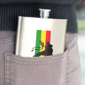 Cori Reith Rasta Reggaelöwe Flachmann (Beispiel)