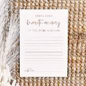 CORIANDER Bohemisch Rust Favorite Memory Game Einladung