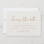 CORIANDER Bohemisch Terracotta Ändern Sie das Datu Einladung (Vorderseite)