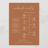 CORIANDER Bohemischer Begrüßungsterminalkarte Menükarte (Rückseite)