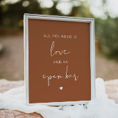 CORIANDER Boho Alles, was Sie brauchen, ist Liebe  Poster