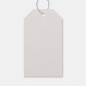 CORIANDER Boho Burnt Orange Modern Favor Tags Geschenkanhänger (Rückseite)