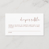 CORIANDER Boho Rust farbenfrohe Windeldrehkarte Platzkarte (Vorderseite)