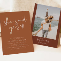 CORIANDER Boho Sie sagte Ja Modernes Brautparty