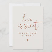 Coriander Boho Terracotta Liebe ist Sweet Fevor Si Einladung (Vorderseite)