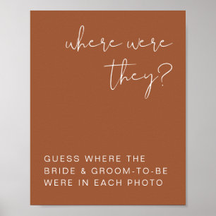 CORIANDER Boho Terracotta Wo waren sie Schild