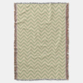 Coriander Spice Moods Chevrons Decke (Vorderseite Vertikal)