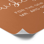 CORIANDER Terracotta Boho Beratung & Wünsche Unter Poster (Ecke)