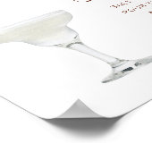 CORIANDER Terracotta Boho Margarita Bar Sign Poster (Ecke)