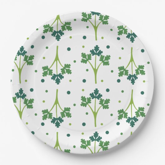 Coriandrum Pappteller (Vorderseite)