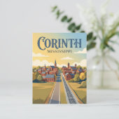 Corinth Mississippi Postkarte (Stehend Vorderseite)